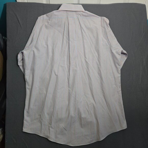 Brooks Brothers Men 34 16 Traditional Fit Striped Cotton Long Sleeve Dress Shirt - Picture 2 of 11